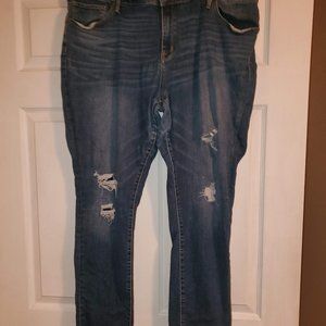 Ava & Viv sz 22  skinny distressed jean